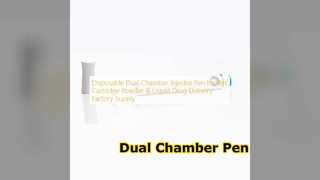Dual Chamber Injector Pen Factory Supply