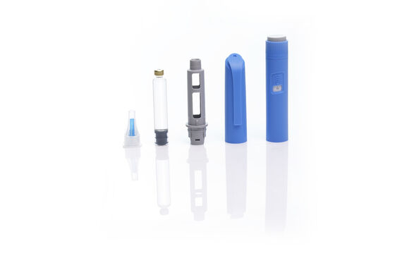 Medical-grade Plastic And Stainless Steel Auto Injector Pen with Automatic Needle Retraction and 24 Months Shelf Life