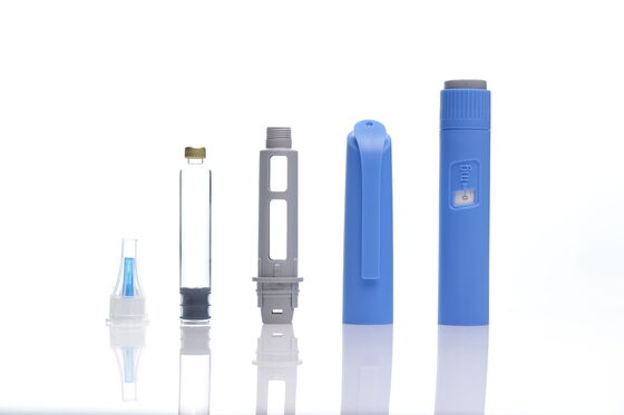Automatic Needle Retraction Auto Injector Pen Utilizing Medical Grade Plastic And Stainless Steel For Safe And Injection