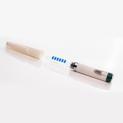 Disposable Diabetes Insulin Pen Incorporating Medical-grade Plastic and Metal Offering Precision Insulin Dosage Control